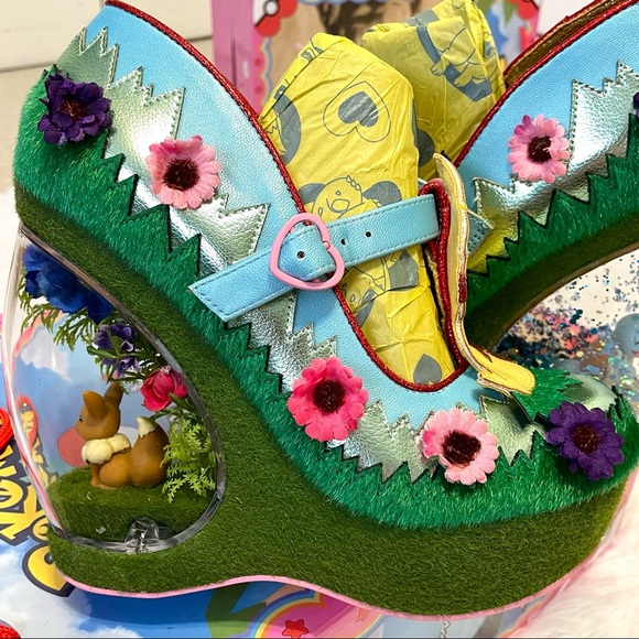 SOLD Irregular Choice X Pokemon Journey On concept wedge heels - Picture 7 of 16
